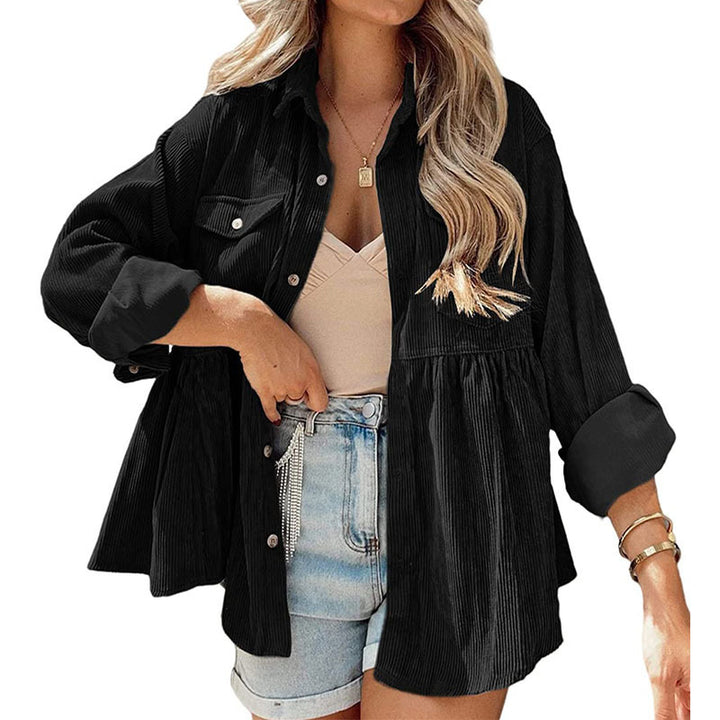 Drune | Come Around Corduroy Babydoll Jacke ( Aus Polyester)