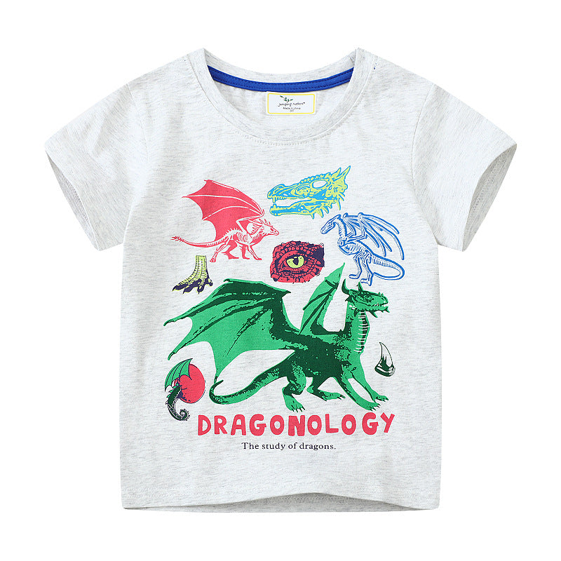 Jungen T-Shirt mit kreativem Drachenmotiv Drune