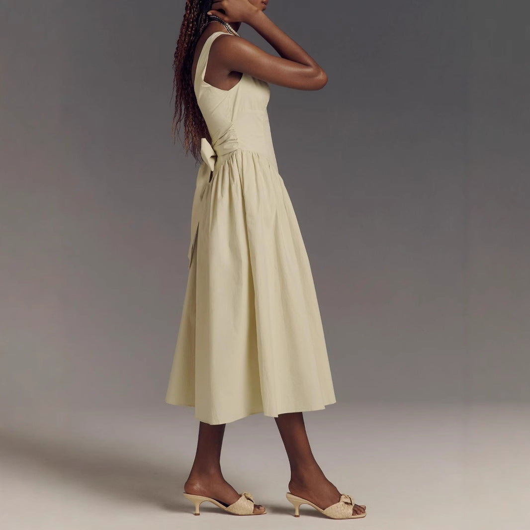 Damen Midi-Kleid mit weitem Rock Drune