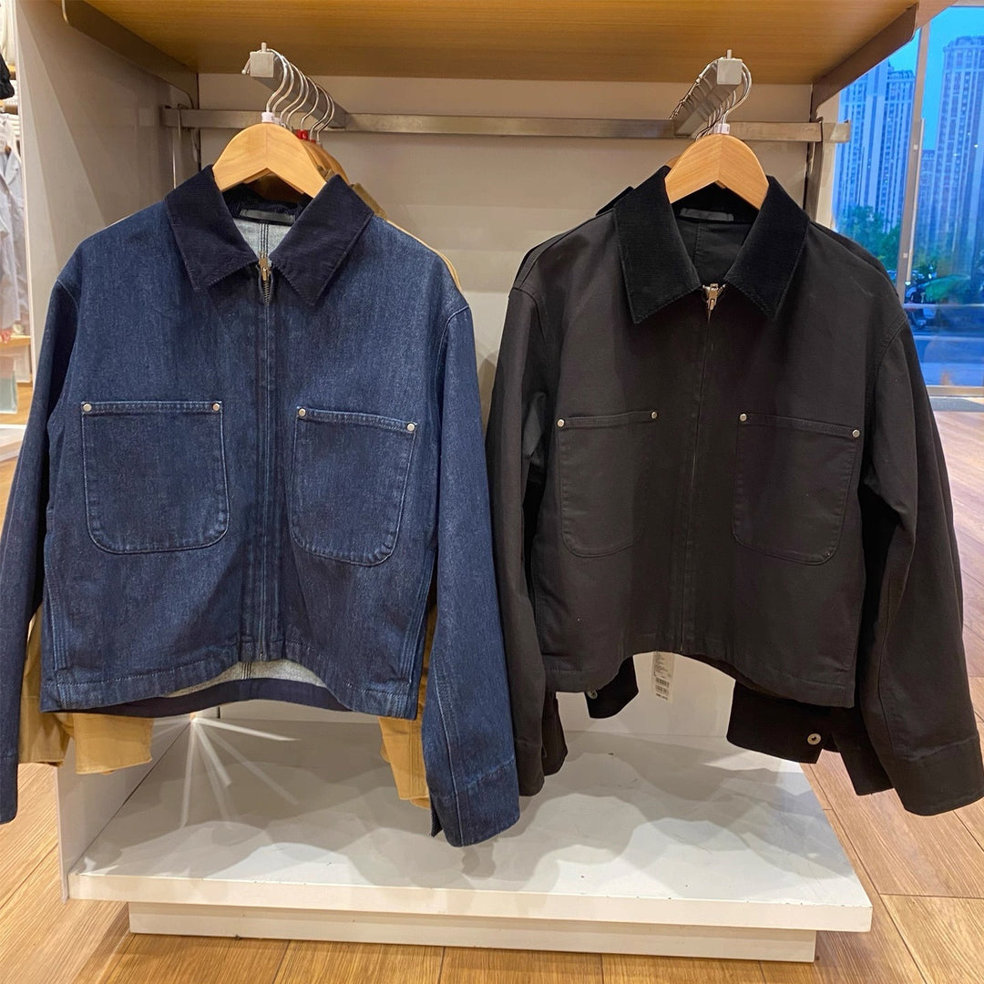 Damen Trendige Arbeitsjacke mit praktischen Brusttaschen Drune