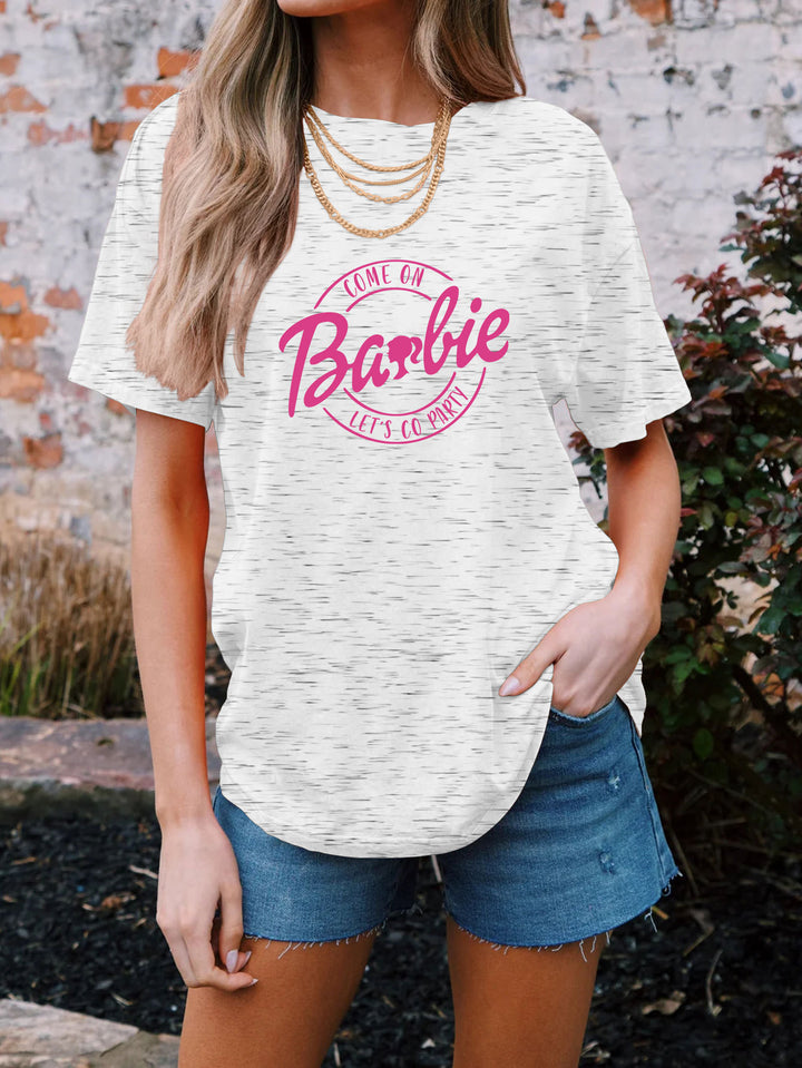 Frauen Grafik Party T-Shirt Drune