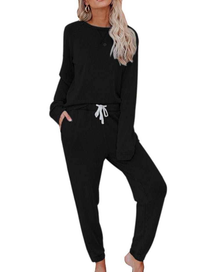 Damen Bequemes Lounge-Set mit schickem Oversized-Pullover und entspannender Hose Drune