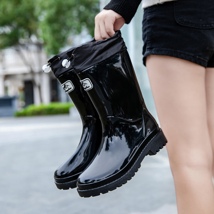 Damen Hochwertige und stylische Gummistiefel mit verstellbarem Schnürsystem Drune