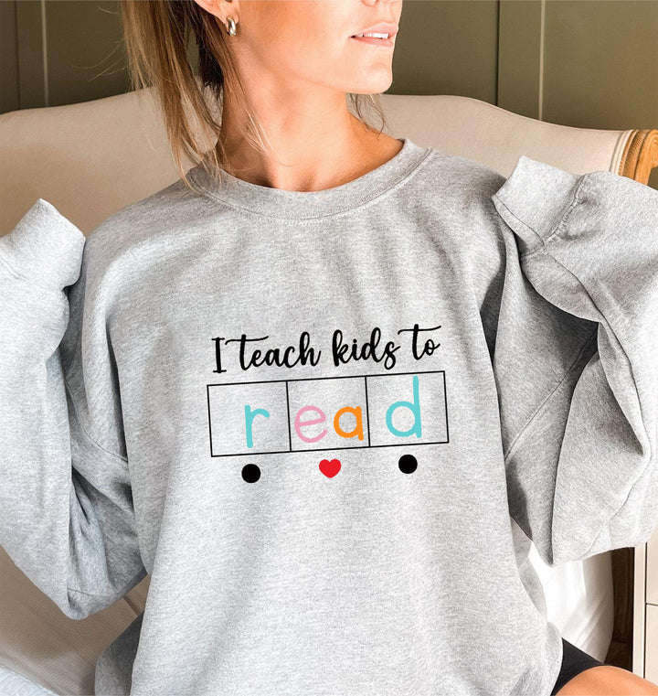Damen Sweatshirt mit kreativem Lehrmotiv Drune