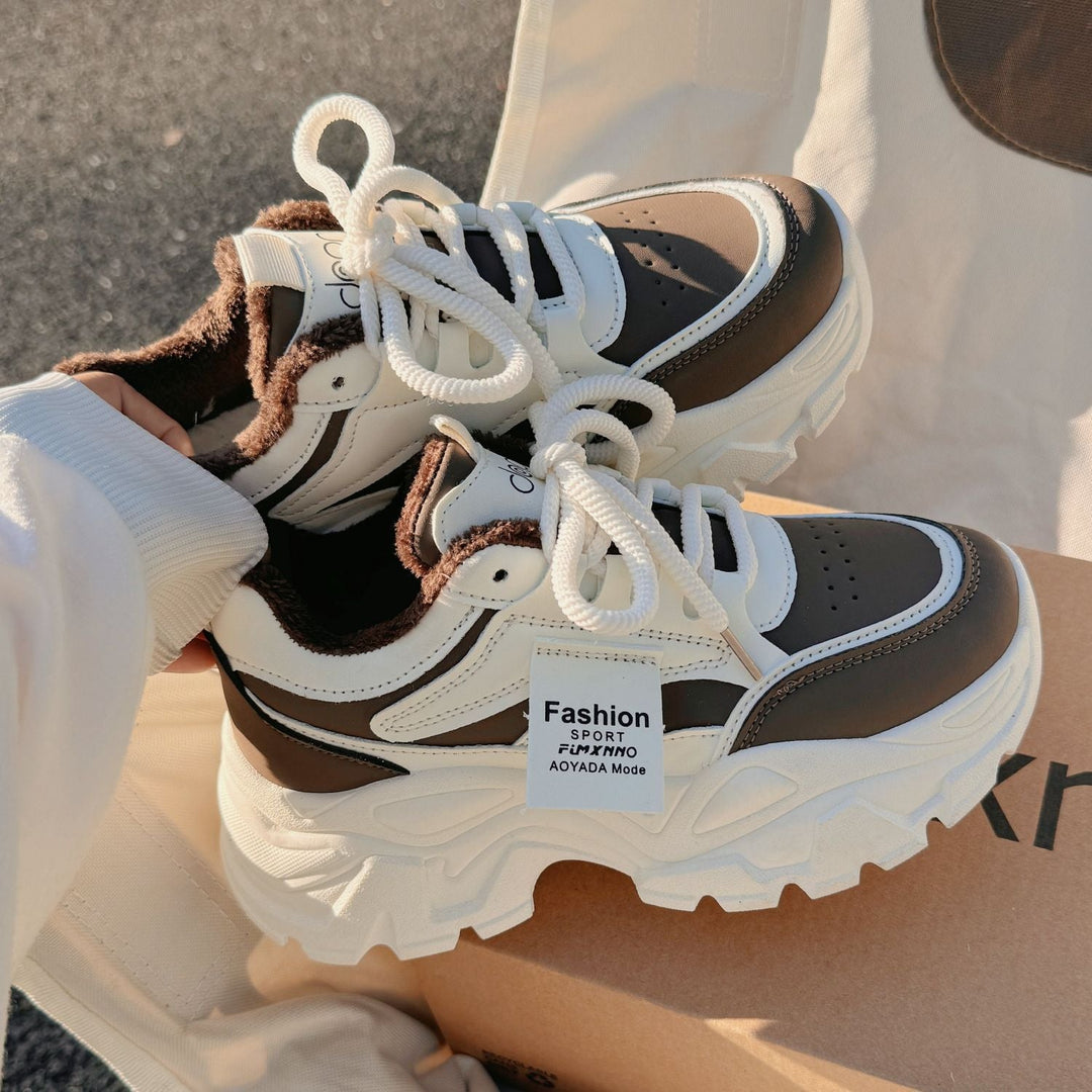 Damen Sportliche Chunky Sneakers mit weichem Innenfutter und hohem Komfort Drune