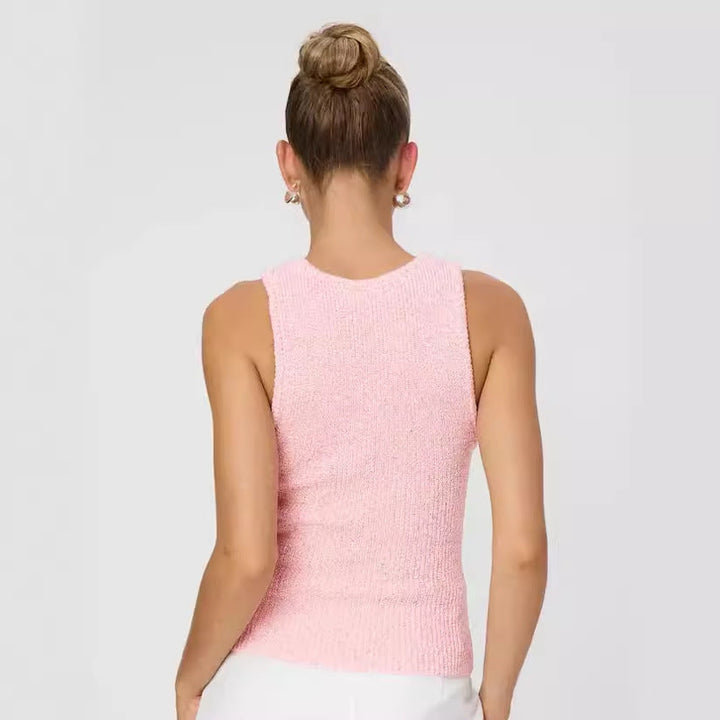 Damen Strickoberteil mit feiner Rippstruktur Drune