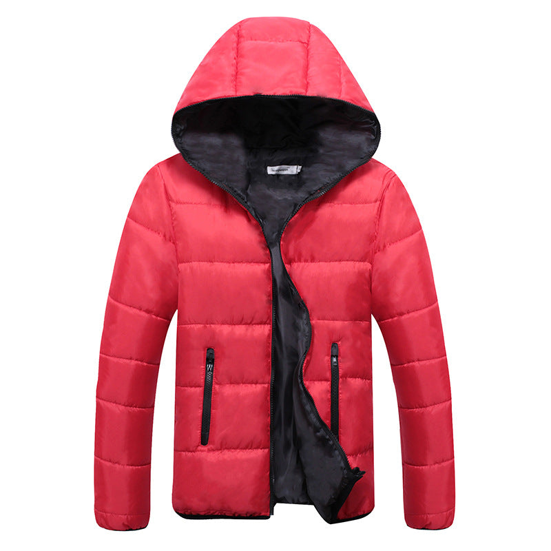 Unisex nan leichte Steppjacke mit wattierter Isolierung, gefütterter Kapuze und verdeckten Reißverschlusstaschen Drune