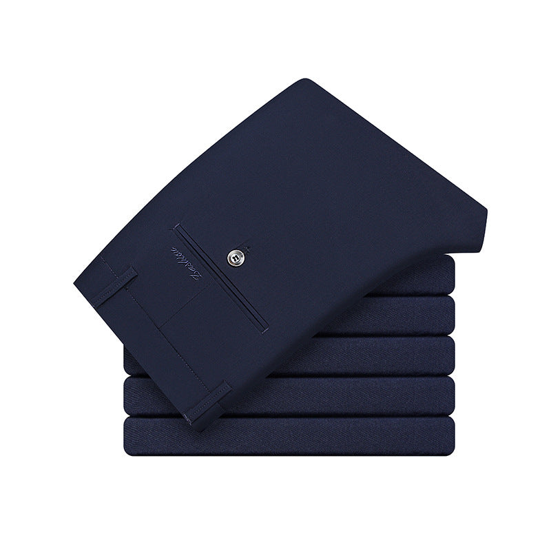 Herren elegante Business-Hose mit schmalem Schnitt und dehnbarem Material Drune