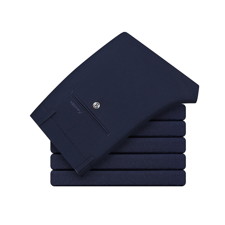 Herren elegante Business-Hose mit schmalem Schnitt und dehnbarem Material Drune