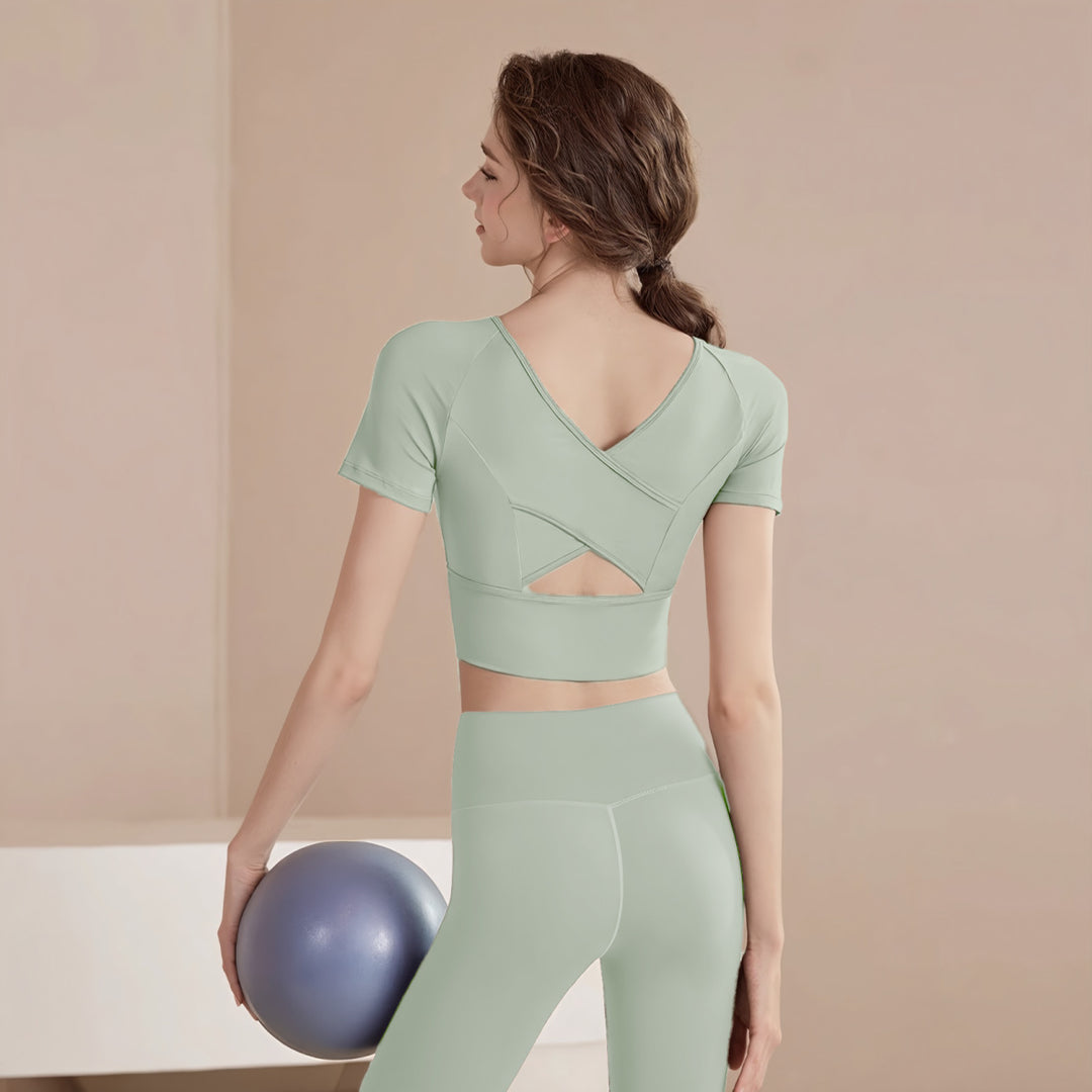 Drune | Cross Back Running Kurze Ärmel