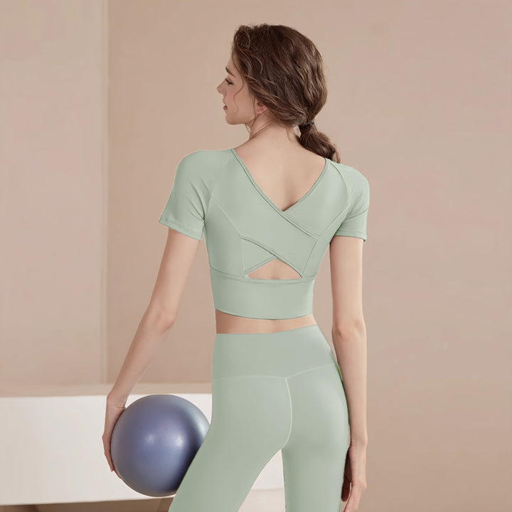 Drune | Cross Back Running Kurze Ärmel