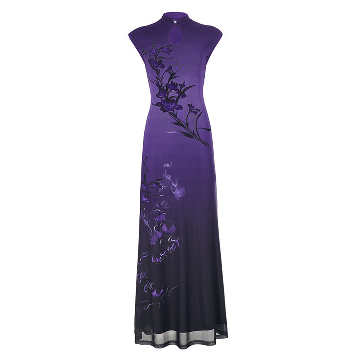 Damen Maxikleid mit elegantem, floralem Design Drune