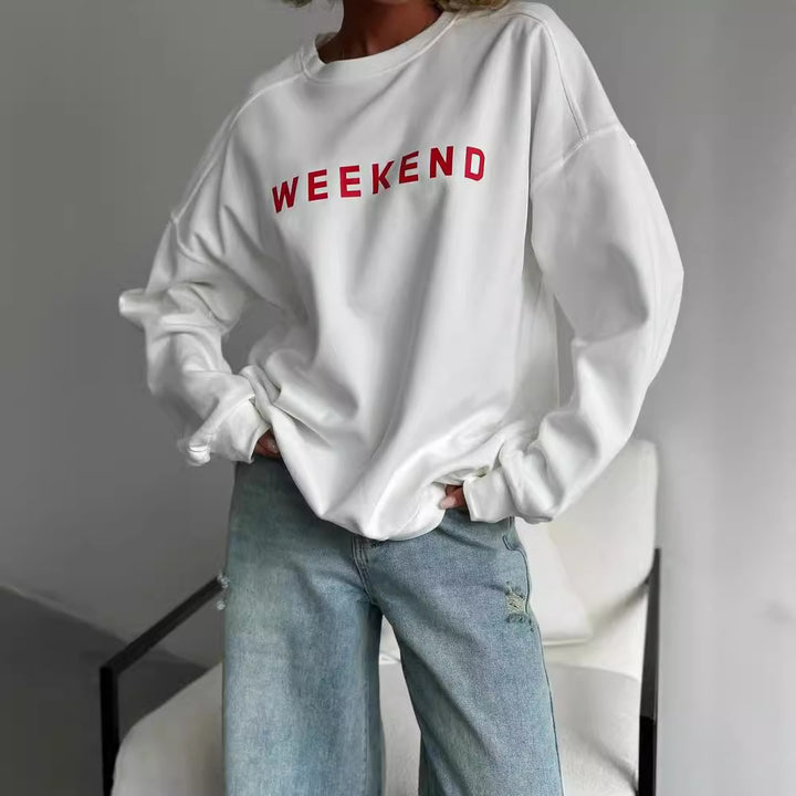 Damen Oversized Sweatshirt Drune