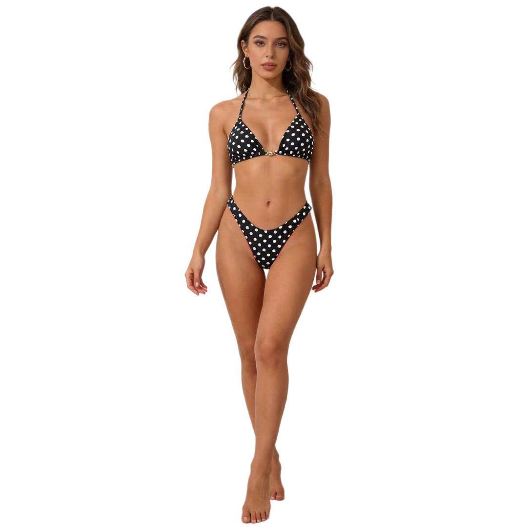 Damen Triangel-Bikini mit aufregendem Leo-Muster Drune