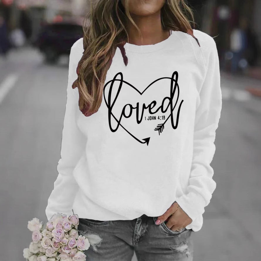 Damen Sweatshirt mit inspirierendem Schriftzug und trendigem Design Drune