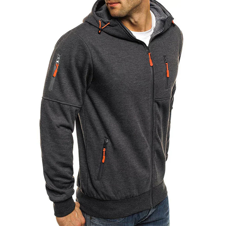 Drune | komfortabler Zip Up Hoodie für Männer