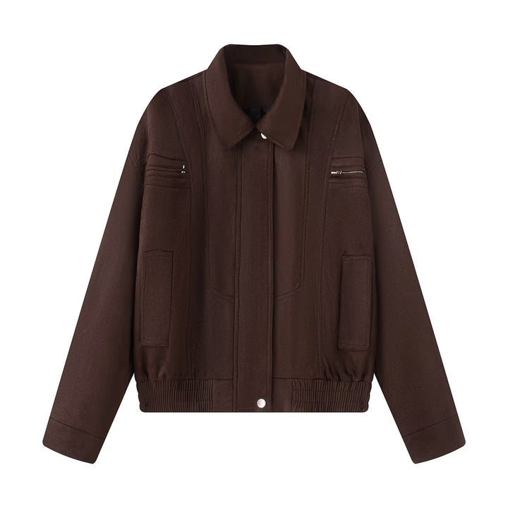 Damen Übergangsjacke im modernen Oversize-Schnitt mit praktischen Taschen Drune