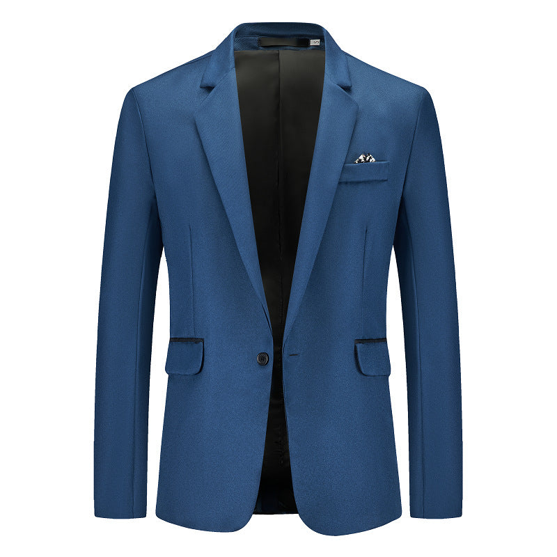 Herren Eleganter Anzugblazer mit feiner Struktur und modernem Schnitt Drune