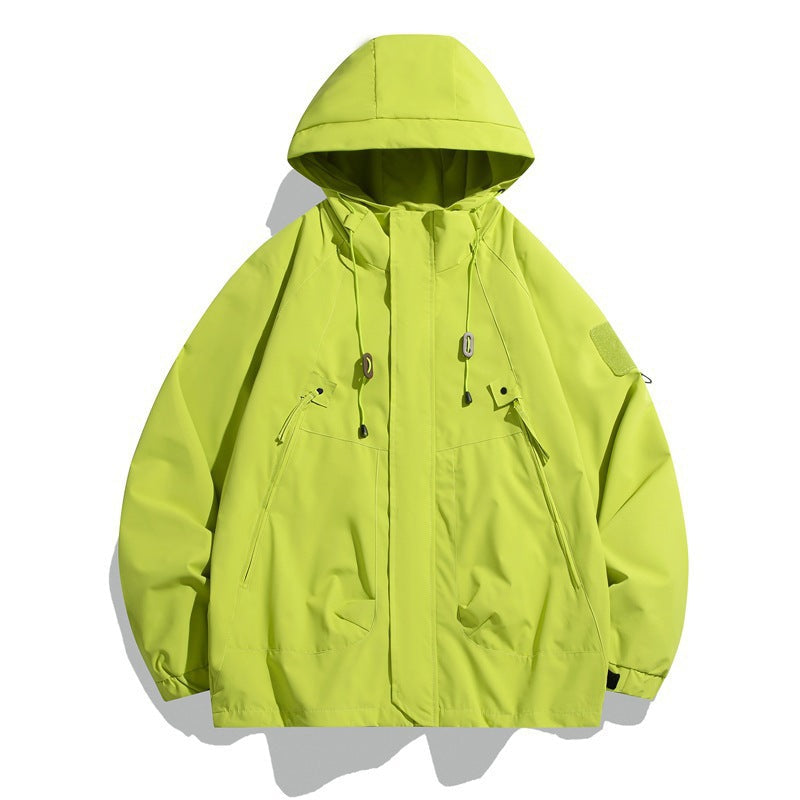 Damen technische Funktionsjacke mit verstellbarem Kapuzensystem und robustem Wetterschutz Drune