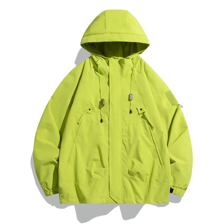 Damen technische Funktionsjacke mit verstellbarem Kapuzensystem und robustem Wetterschutz Drune