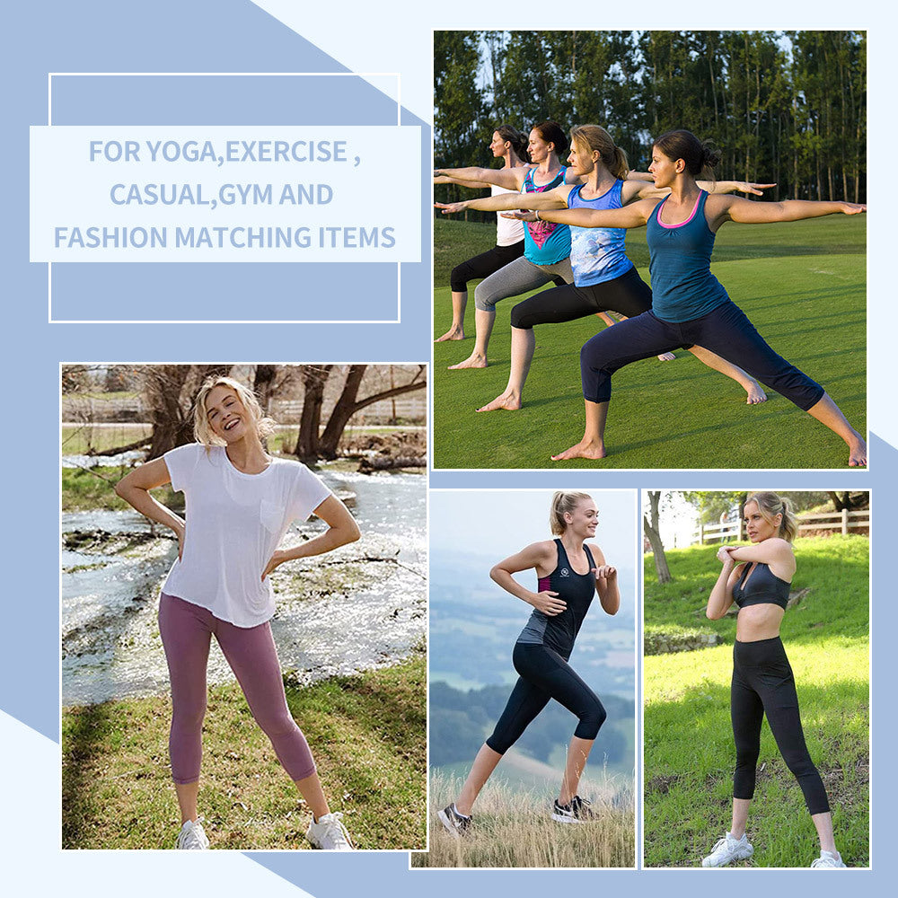 Damen Kompressions-Leggings mit Bauchkontrolle und seitlichen Taschen Drune