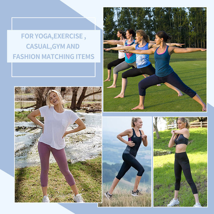 Damen Kompressions-Leggings mit Bauchkontrolle und seitlichen Taschen Drune