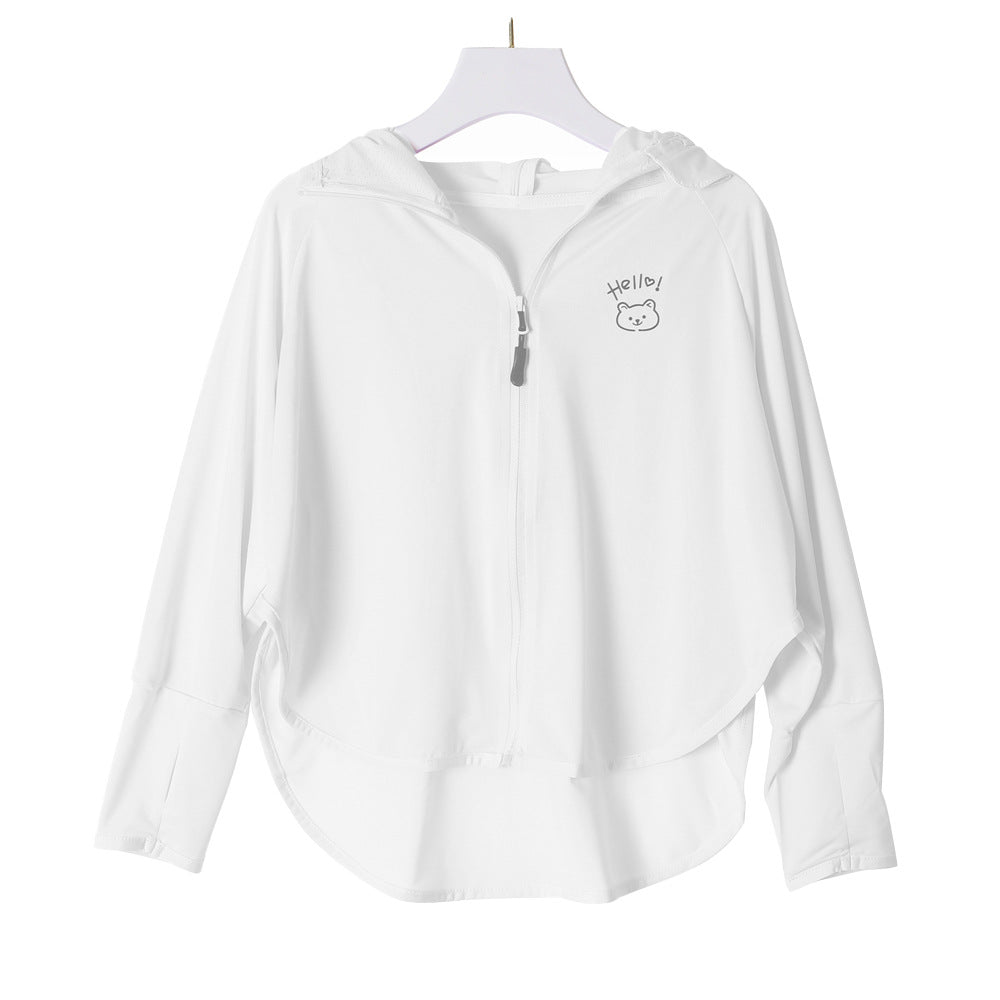 Kinder UV-Schutzjacke mit Kapuze und leichten atmungsaktiven Eigenschaften Drune