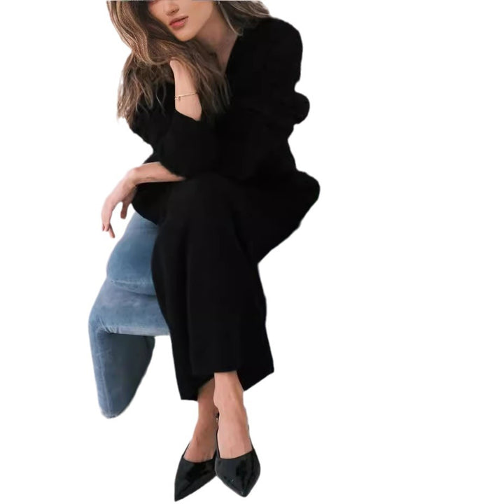 Damen weicher Strickcardigan mit luxuriösem Mohair-Anteil und lässigem Schnitt Drune