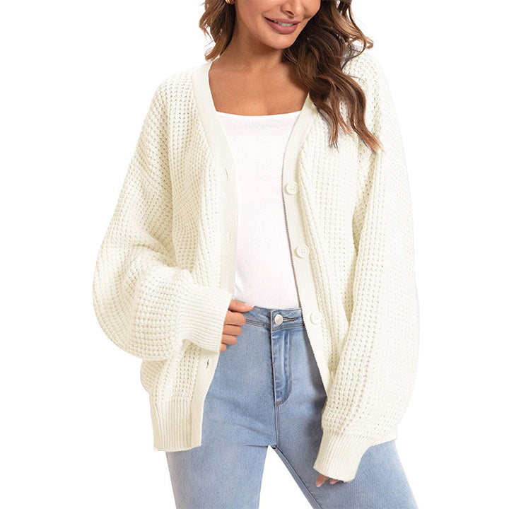 Damen lässiger Strickcardigan Drune