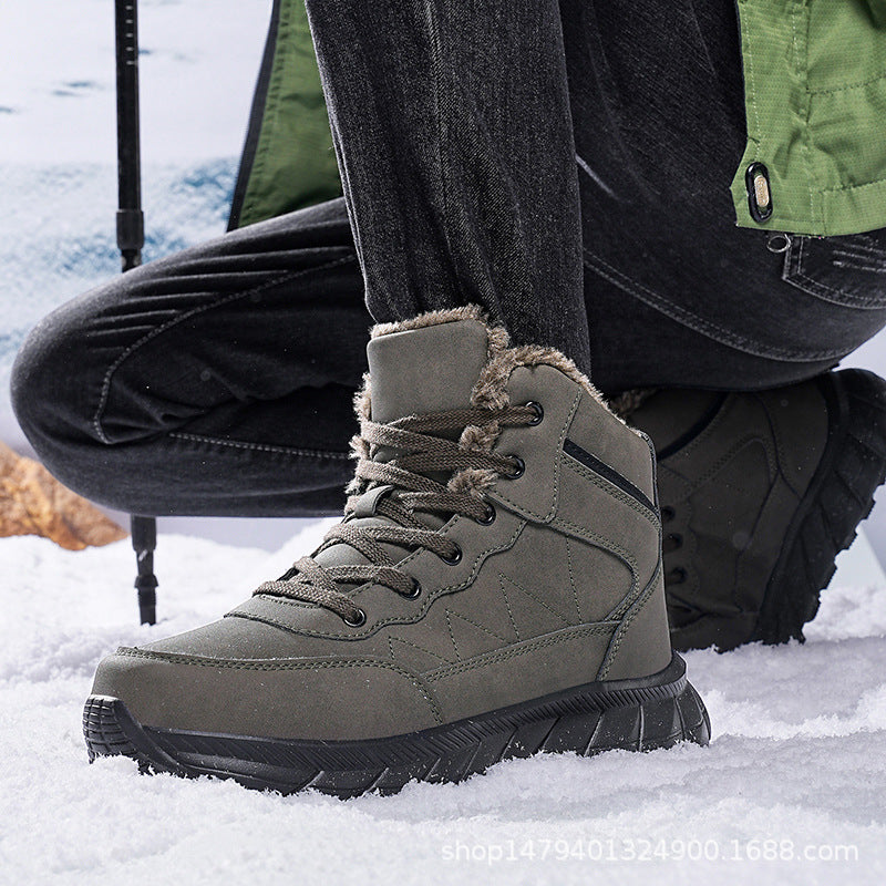 Damen Hohe Winterstiefel mit kuscheligem Futter und griffiger Sohle Drune