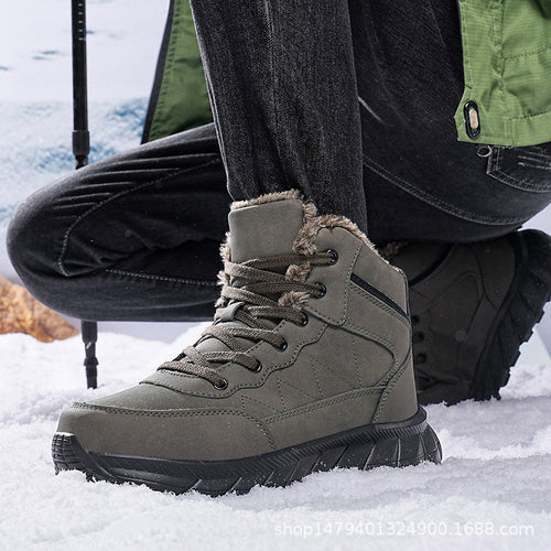 Damen Hohe Winterstiefel mit kuscheligem Futter und griffiger Sohle Drune