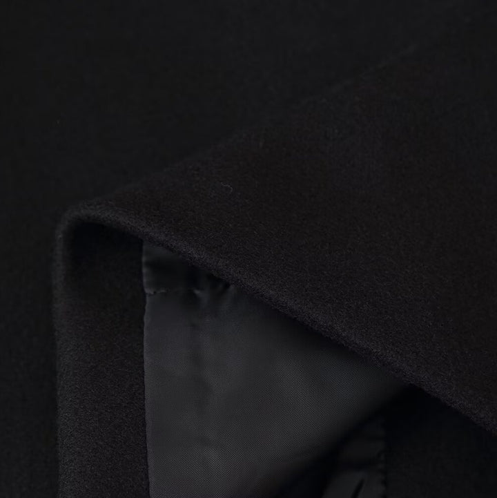 Damen modische Jacke mit hochgeschlossenem Kragen und Knopfdetails Drune