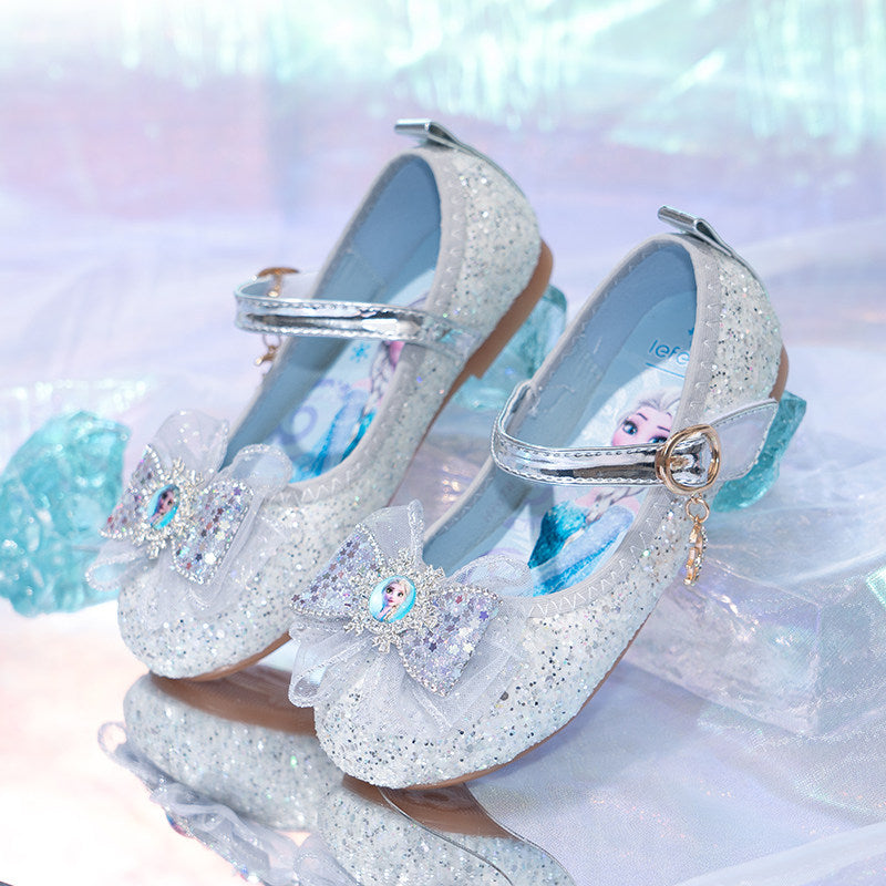 Mädchen Glitzernde Ballerina mit dekorativer Schleifenapplikation Drune