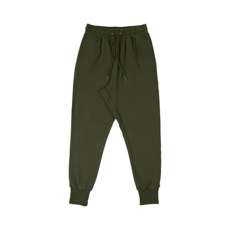 Unisex nan Jogginghose mit tiefem Schritt, elastischem Tunnelzugbund und gerippten Bündchen Drune