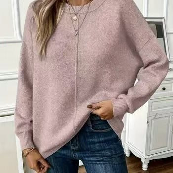 Damen Bequemer und stilvoller Oversized Pullover mit langen Ärmeln Drune