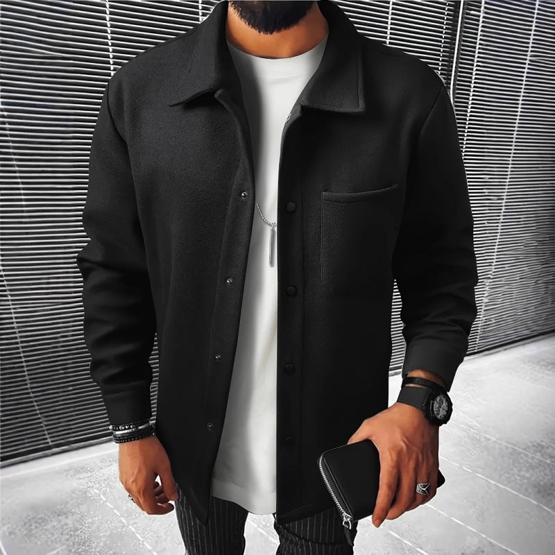 Herren gemütliche und stilvolle Fleecejacke Drune