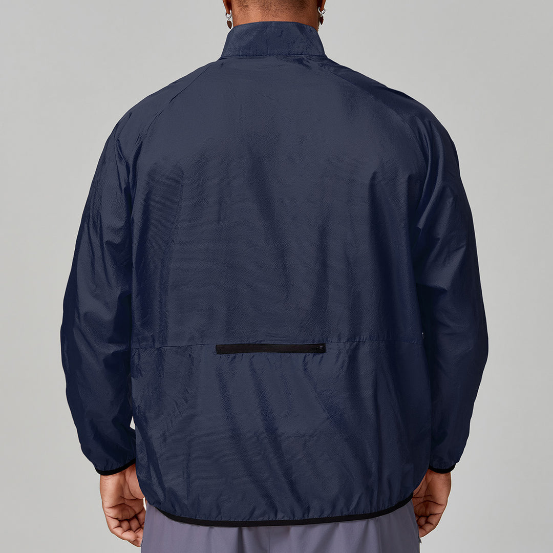 Herren Windbreaker mit steigendem Kragen Drune
