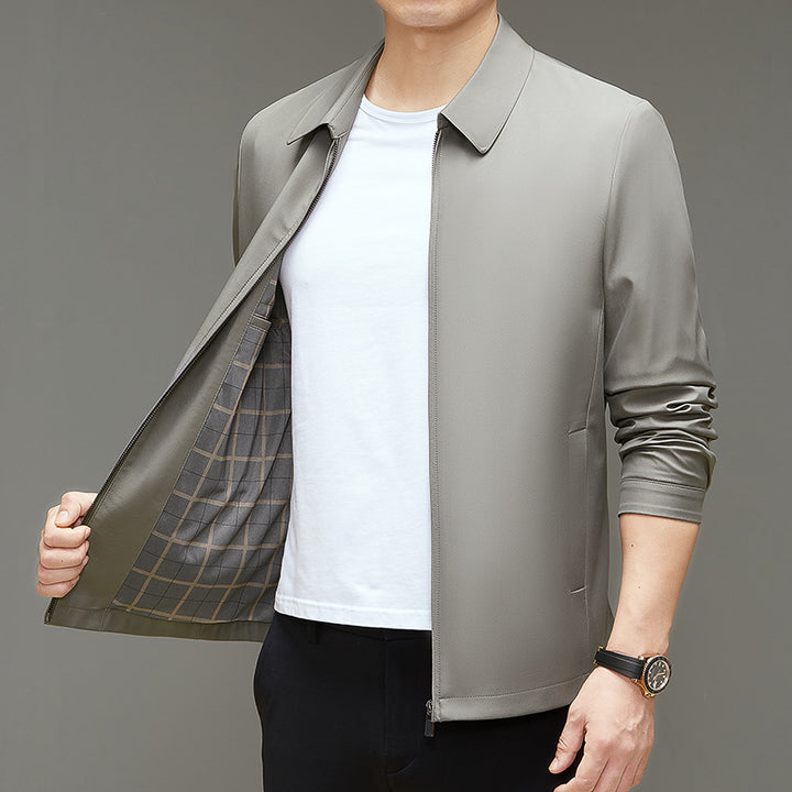 Herren lässige Jacke mit modernen Details und funktionalen Taschen Drune