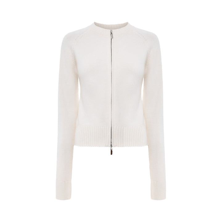 Damen Rippstrickpullover aus weichem Baumwollmix mit elegantem Schnitt Drune