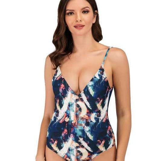 Damen Sportlicher Einteiler-Badeanzug mit hochwertigem Material Drune
