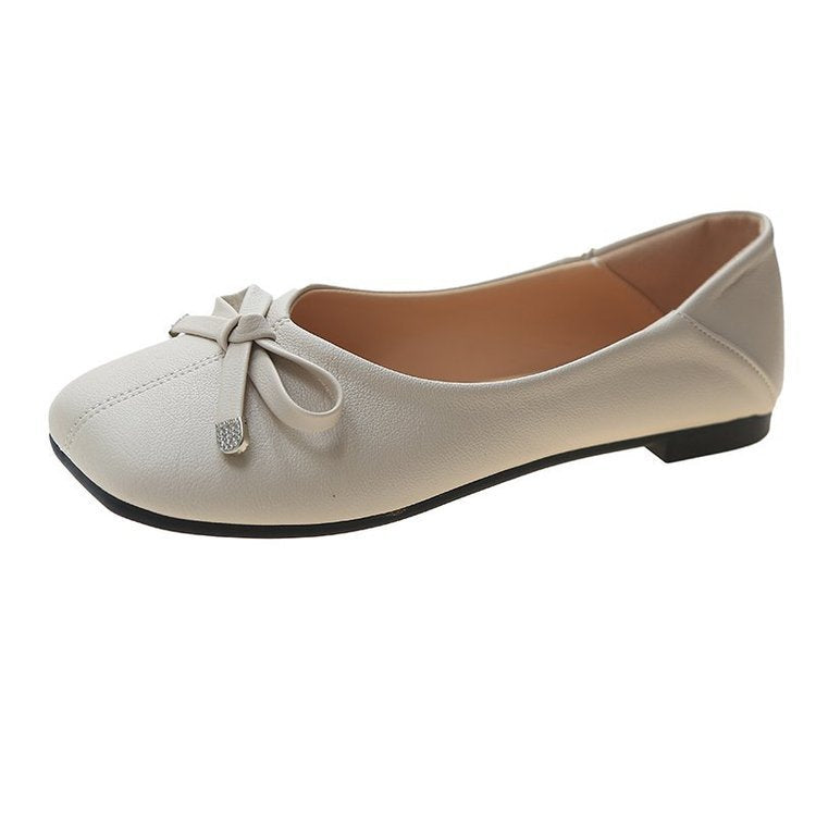 Damen Ballerinas mit dekorativem Schleifen-Detail und rutschfester Sohle Drune