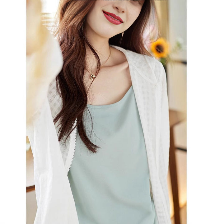 Damen lässige Kapuzenbluse Drune