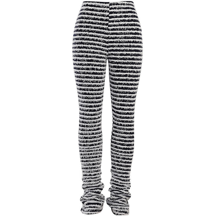 Damen Strickleggings mit raffiniertem Zick-Zack-Muster Drune