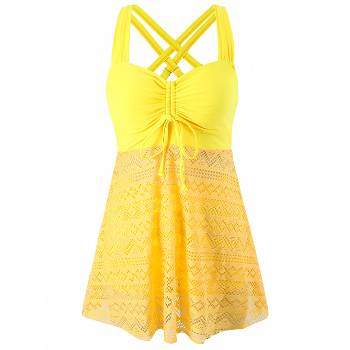 Damen Schwimmkleid mit raffinierter Rückenpartie und sehr elastischer Stoffqualität Drune