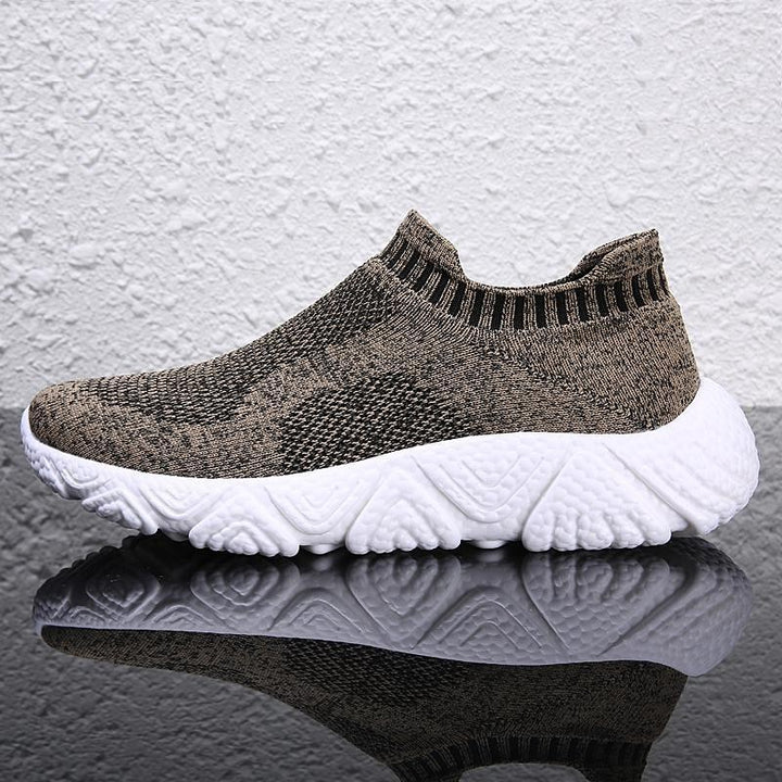 Unisex nan Schlupfschuh-Citywalker mit elastischem Maschenoberteil und skulpturierter Wellenlaufsohle Drune