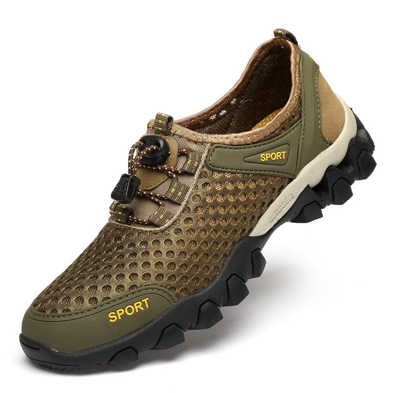 Damen Atmungsaktive und rutschfeste Sportschuhe mit elastischem Schnellschnürsystem Drune