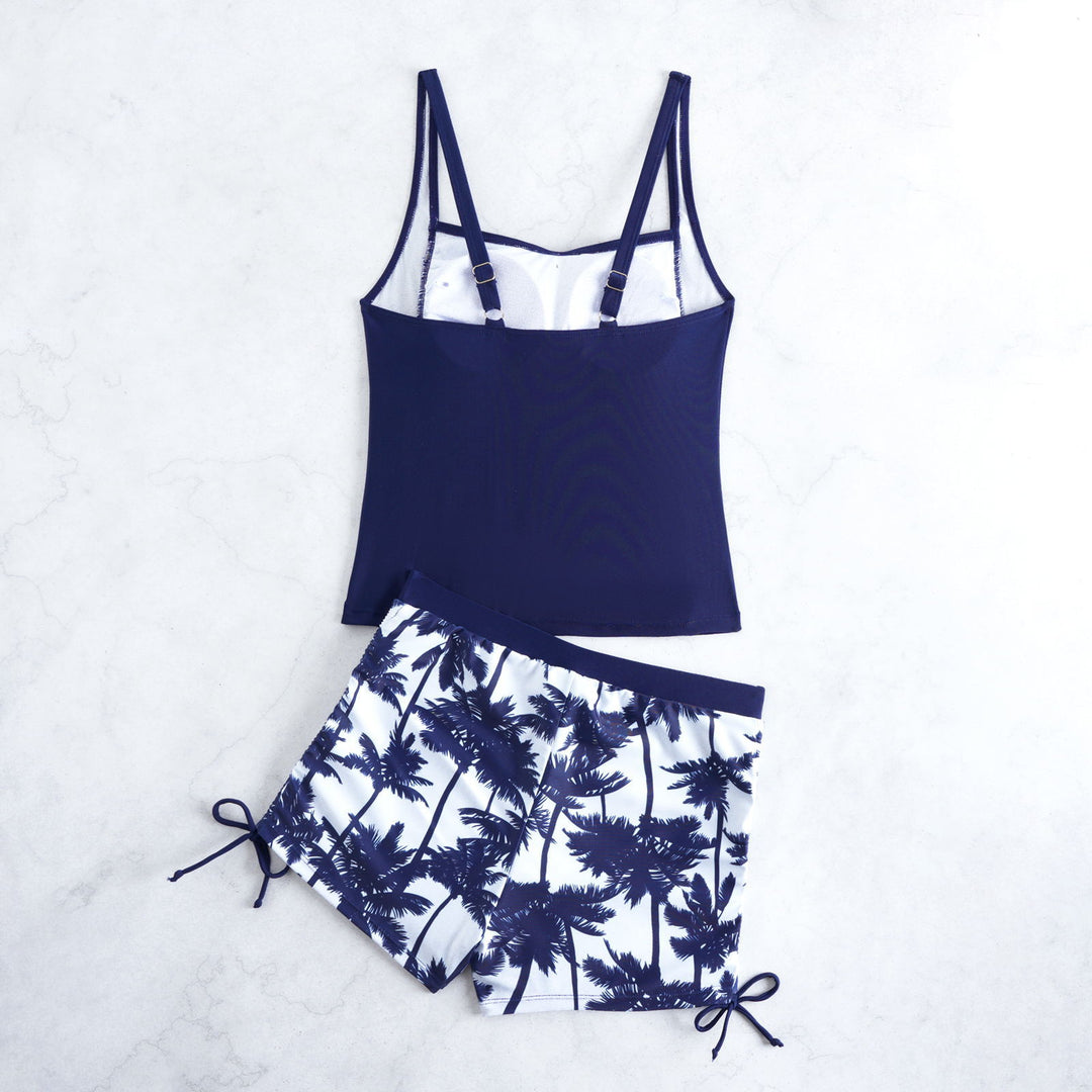 Damen Badeanzug mit trendiger Raffung und modischen Shorts Drune