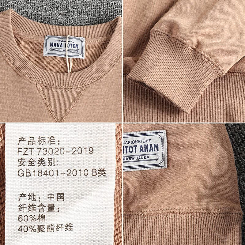 Damen Sweatshirt mit klassischem Rundhalsausschnitt und sportlicher Passform Drune