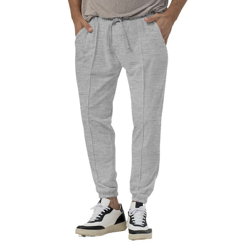Herren Sportliche Jogginghose mit praktischem Kordelzug und atmungsaktiver Struktur Drune