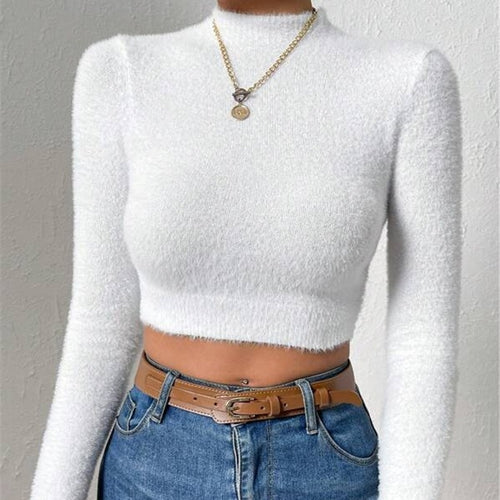 Damen Kurzarm Pullover Drune